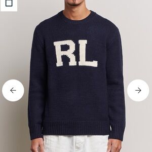 RL Knitted Sweater Hunter Navy